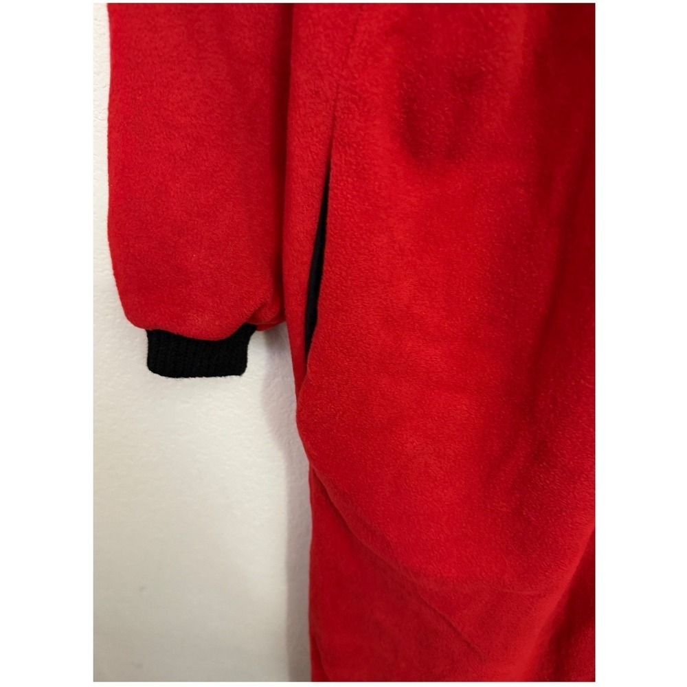 Vintage Trailridge Red Fleece PJ Sleep Sack Lounger Wearable Blanket One Size OS - Picture 3 of 6